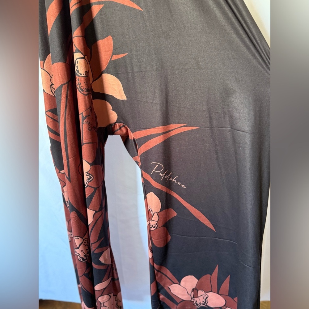 Striking Black and Red Artistic Jumpsuit - Picture 3 of 4